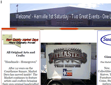 Tablet Screenshot of kerrmarketdays.org